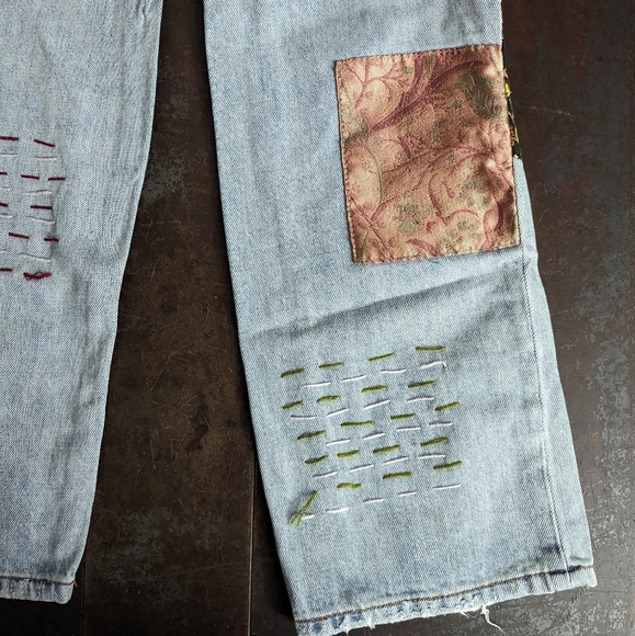 BDG Urban Outfitters Patchwork Cowboy Jeans size 26 - Picture 7 of 14